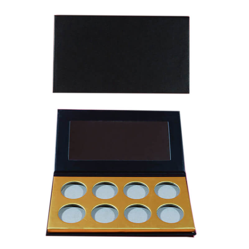 8 color DIY eyeshadow palette matte shimmer glitter high pigmented