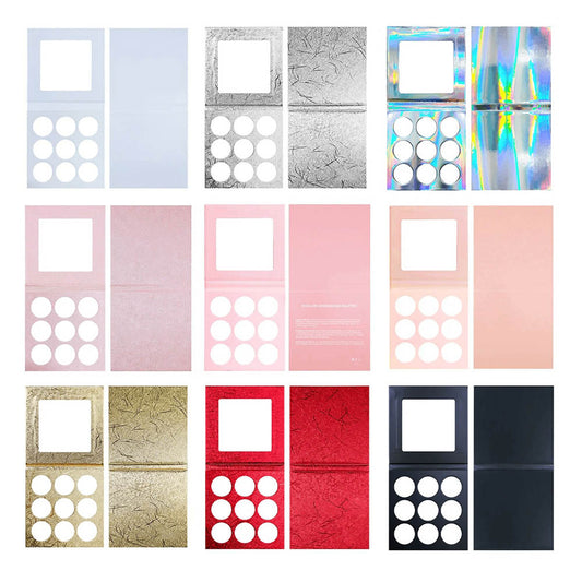 9 color DIY eyeshadow palette 26mm high pigmented waterproof