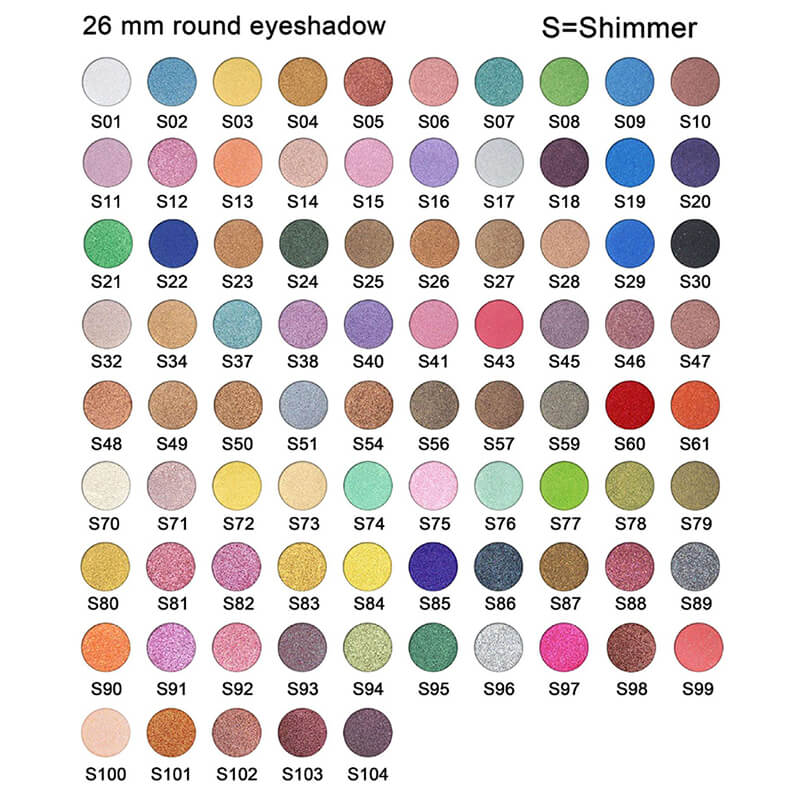 8 color DIY eyeshadow palette matte shimmer glitter high pigmented