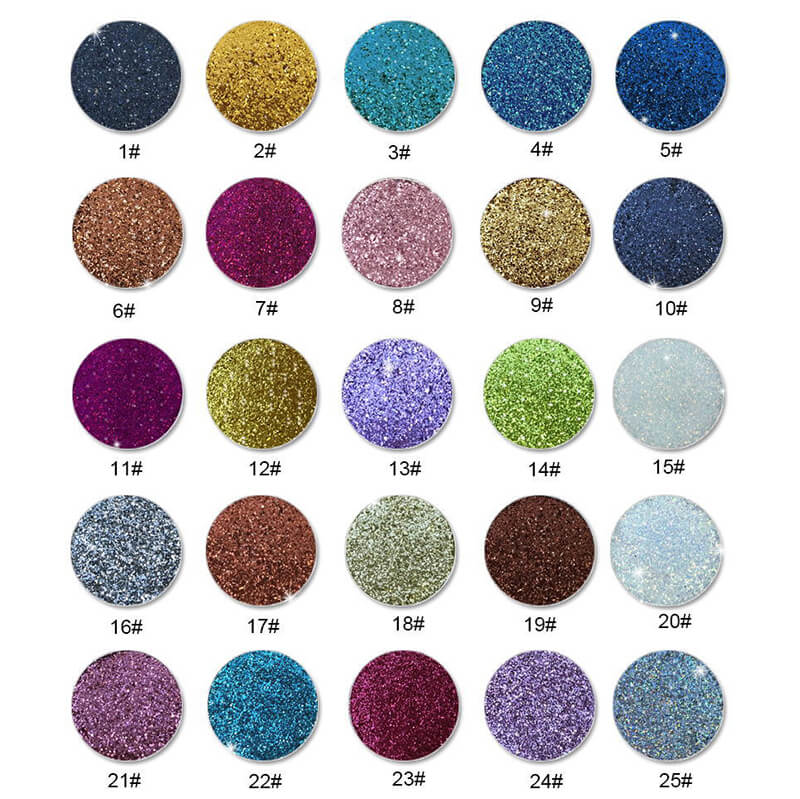 8 color DIY eyeshadow palette matte shimmer glitter high pigmented