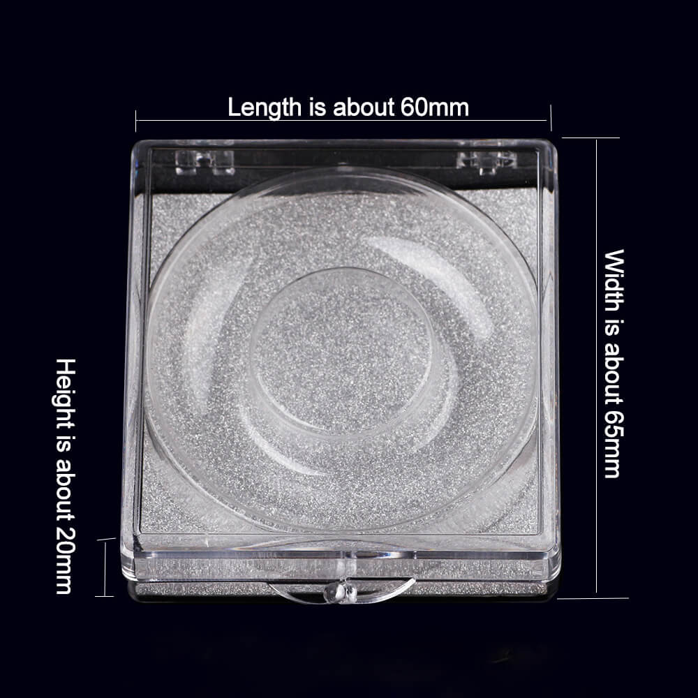13 color square eyelash box empty packaging box thickened single pair