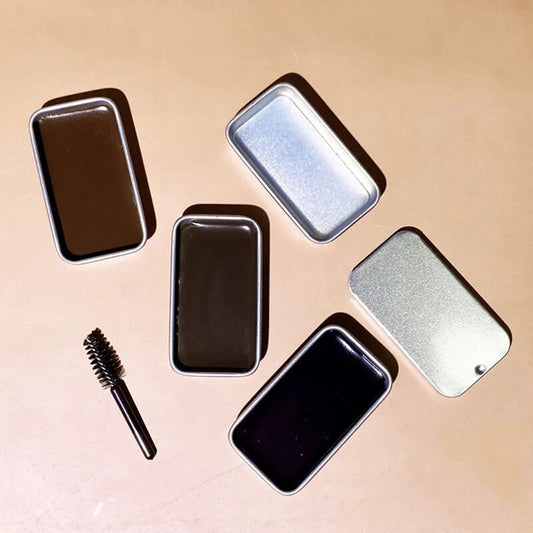 4 color eyebrow wax with brush eyebrow soap brow dye cream styling