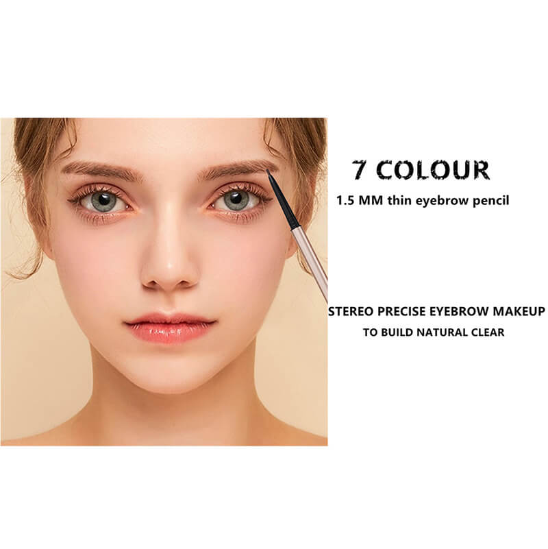 7 color eyebrow pencil brow pen with brush long lasting waterproof