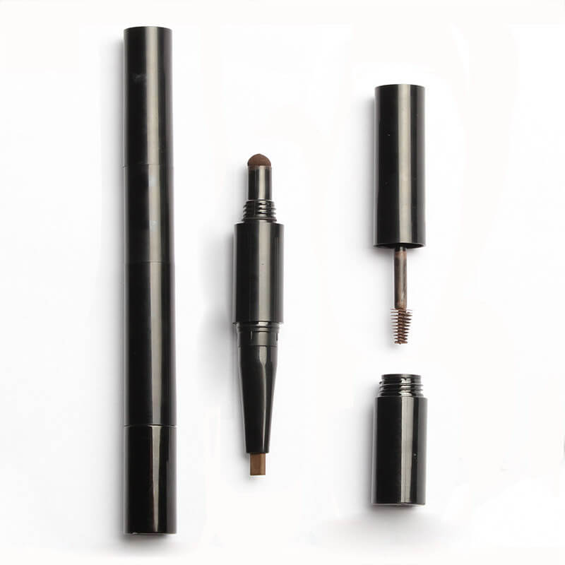 4 color eyebrow pencil 3 in 1 brow pen multi-function waterproof