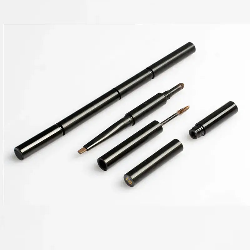 4 color eyebrow pencil 3 in 1 brow pen multi-function waterproof