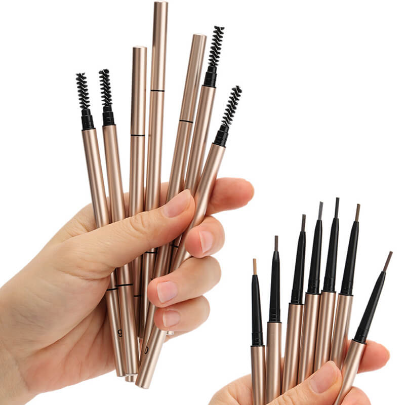 7 color eyebrow pencil brow pen with brush long lasting waterproof
