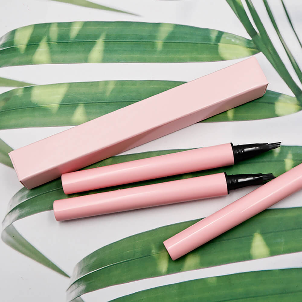 5 color liquid eyebrow pencil waterproof non-smudge four-pronged brow pen