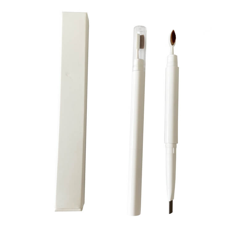 6 color eyebrow pencil with brush double head waterproof long lasting