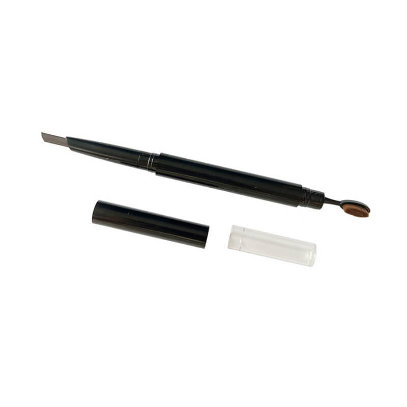 6 color eyebrow pencil with brush double head waterproof long lasting