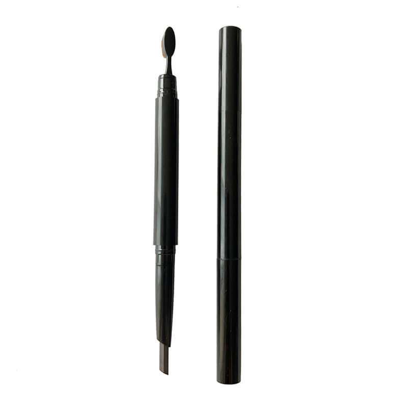 6 color eyebrow pencil with brush double head waterproof long lasting