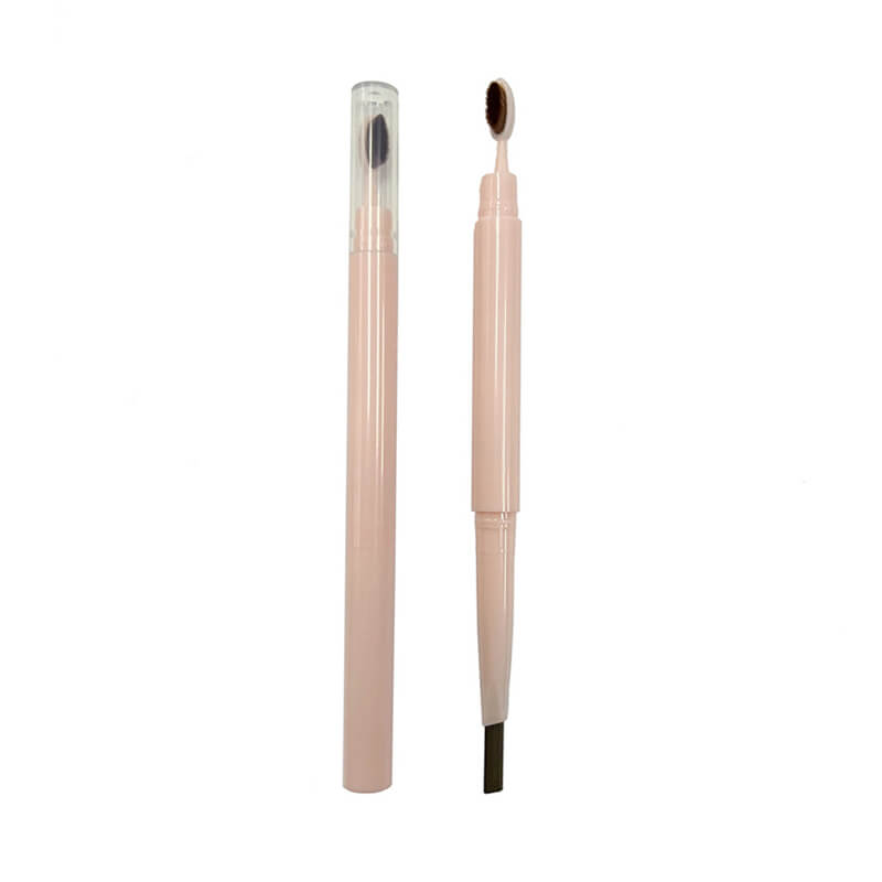 6 color eyebrow pencil with brush double head waterproof long lasting