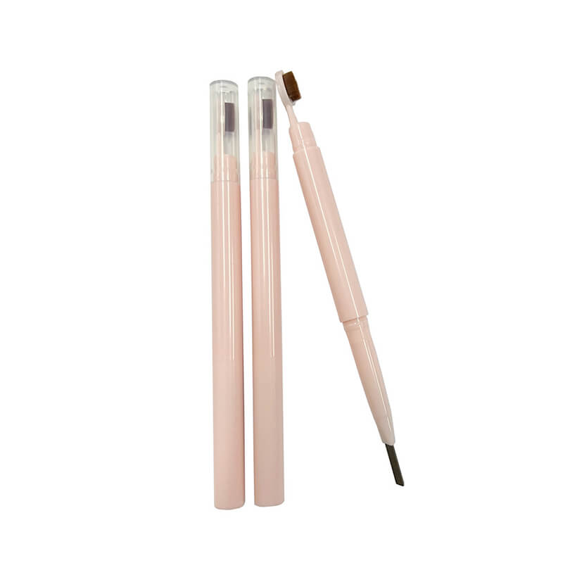 6 color eyebrow pencil with brush double head waterproof long lasting