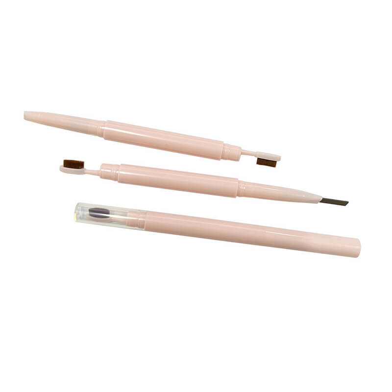 6 color eyebrow pencil with brush double head waterproof long lasting