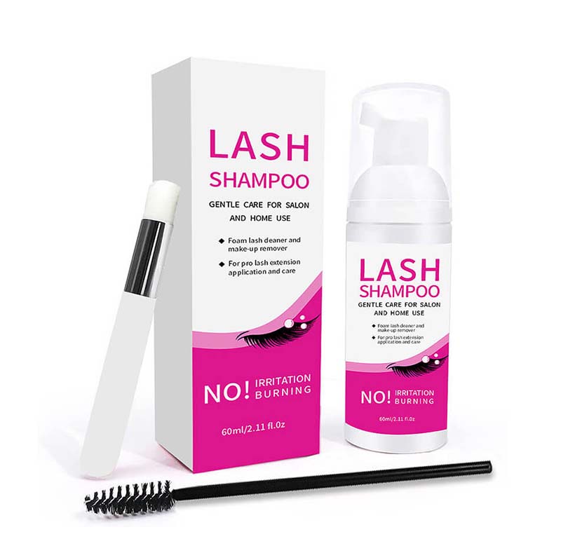 Eyelash shampoo kit cleaning eyebrow foam lash mousse lash wash vegan