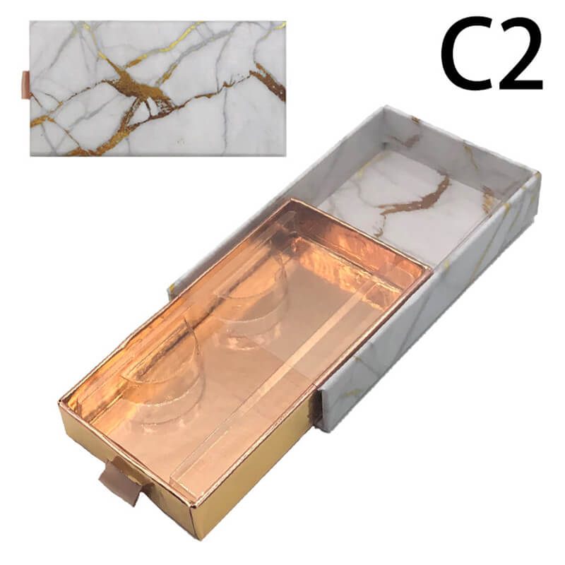 Eyelash empty box eyelash packaging box pulling rectangular window
