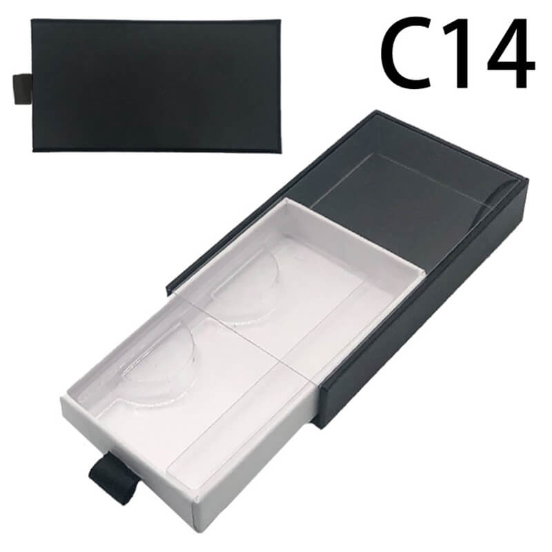 Eyelash empty box eyelash packaging box pulling rectangular window