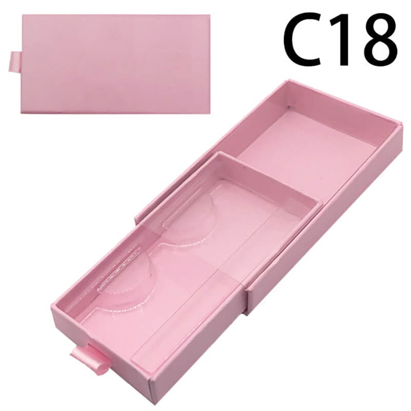 Eyelash empty box eyelash packaging box pulling rectangular window