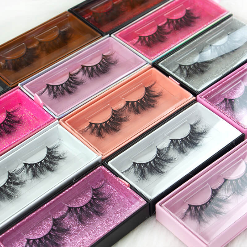Eyelash empty box eyelash packaging box pulling rectangular window