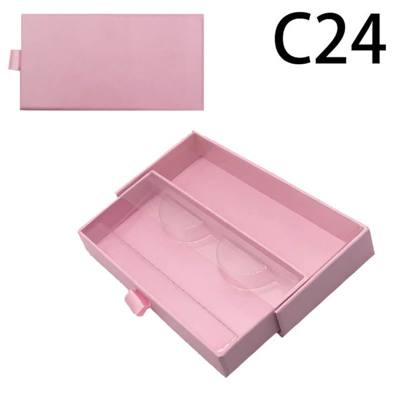 Eyelash empty box eyelash packaging box pulling rectangular window