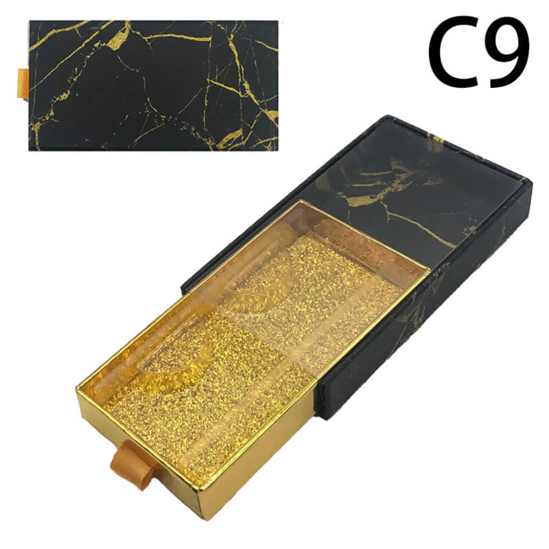 Eyelash empty box eyelash packaging box pulling rectangular window