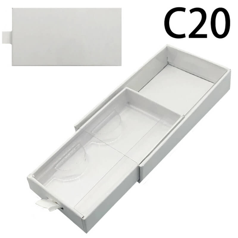 Eyelash empty box eyelash packaging box pulling rectangular window