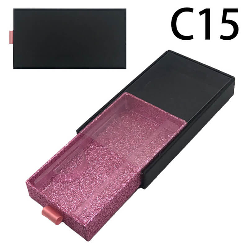 Eyelash empty box eyelash packaging box pulling rectangular window