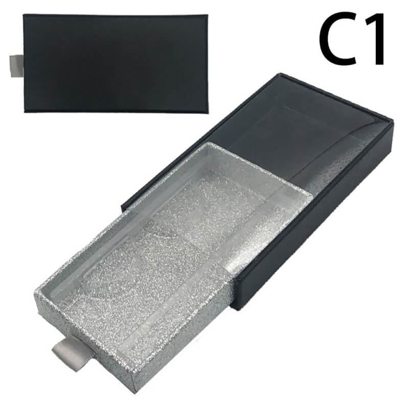 Eyelash empty box eyelash packaging box pulling rectangular window