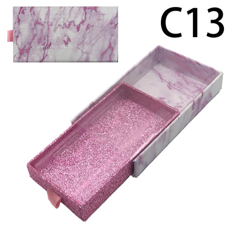 Eyelash empty box eyelash packaging box pulling rectangular window