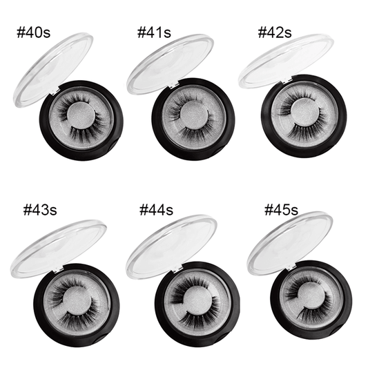 3D false eyelash mink hair reusable easy to wear curl thick