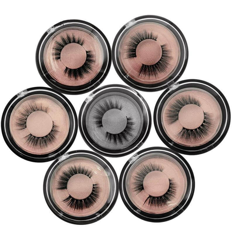3D false eyelash mink hair curl thick reusable easy to wear
