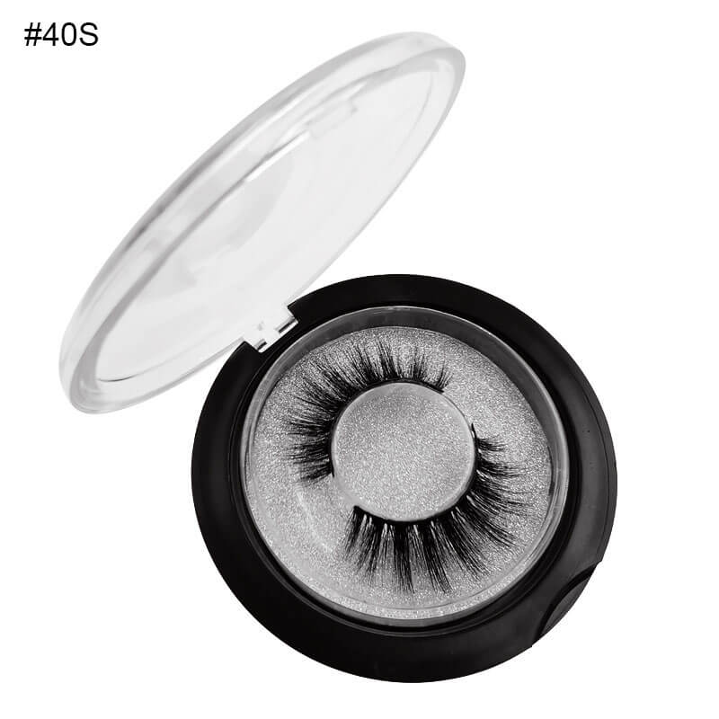3D false eyelash mink hair reusable easy to wear curl thick