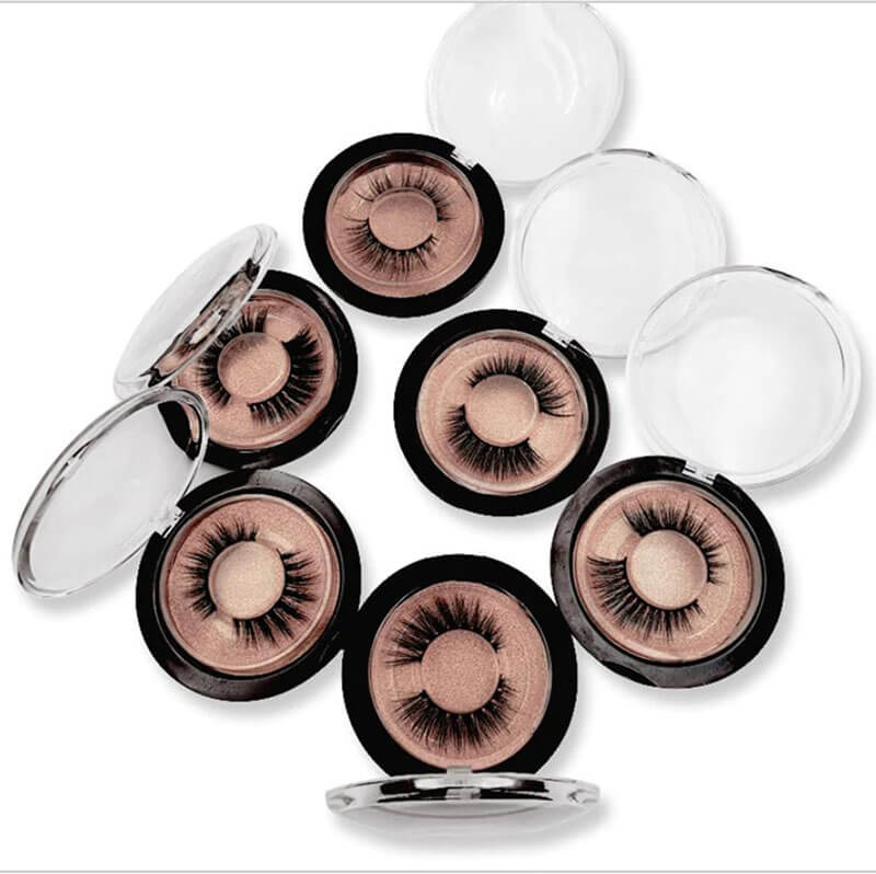 3D false eyelash mink hair curl thick reusable easy to wear