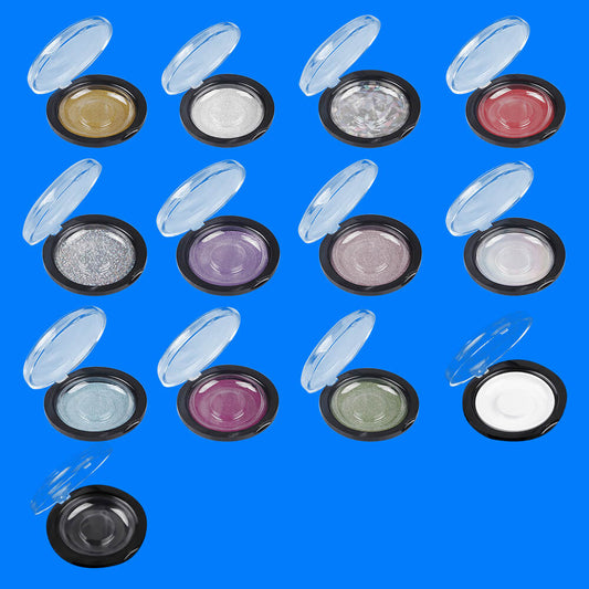 13 color round eyelash box packaging lash box popular style