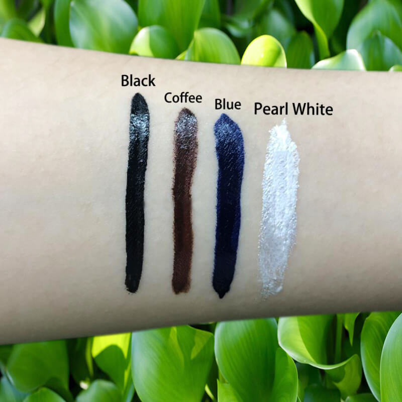 4 color liquid eyeliner long lasting quick dry eye line waterproof