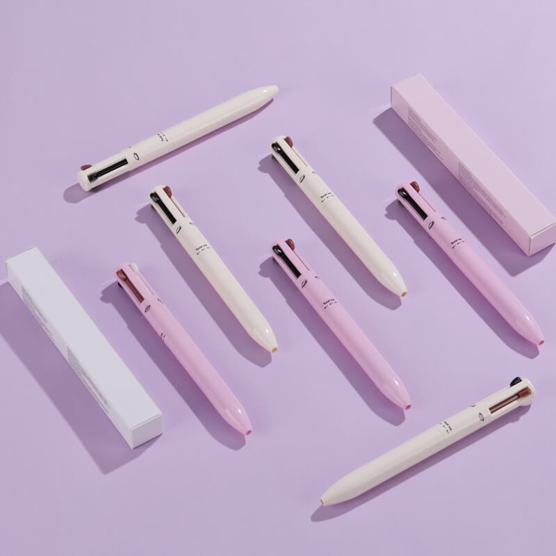 4 in 1 makeup pen eyebrow eyeliner lipliner highlighter pencil matte vegan