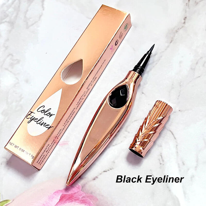 7 color liquid eyeliner waterproof dry-quick diamond eye line