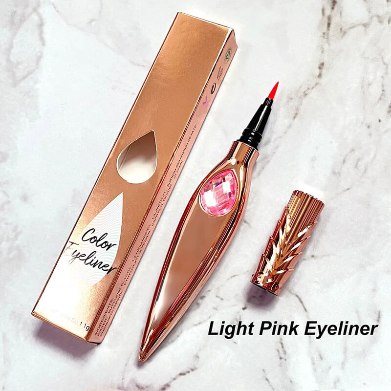 7 color liquid eyeliner waterproof dry-quick diamond eye line