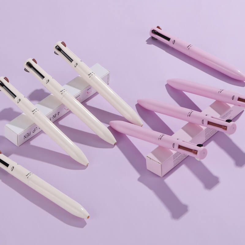 4 in 1 makeup pen eyebrow eyeliner lipliner highlighter pencil matte vegan