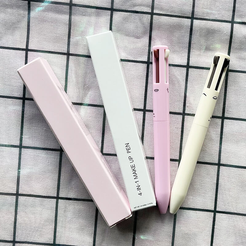 4 in 1 makeup pen eyebrow eyeliner lipliner highlighter pencil matte vegan