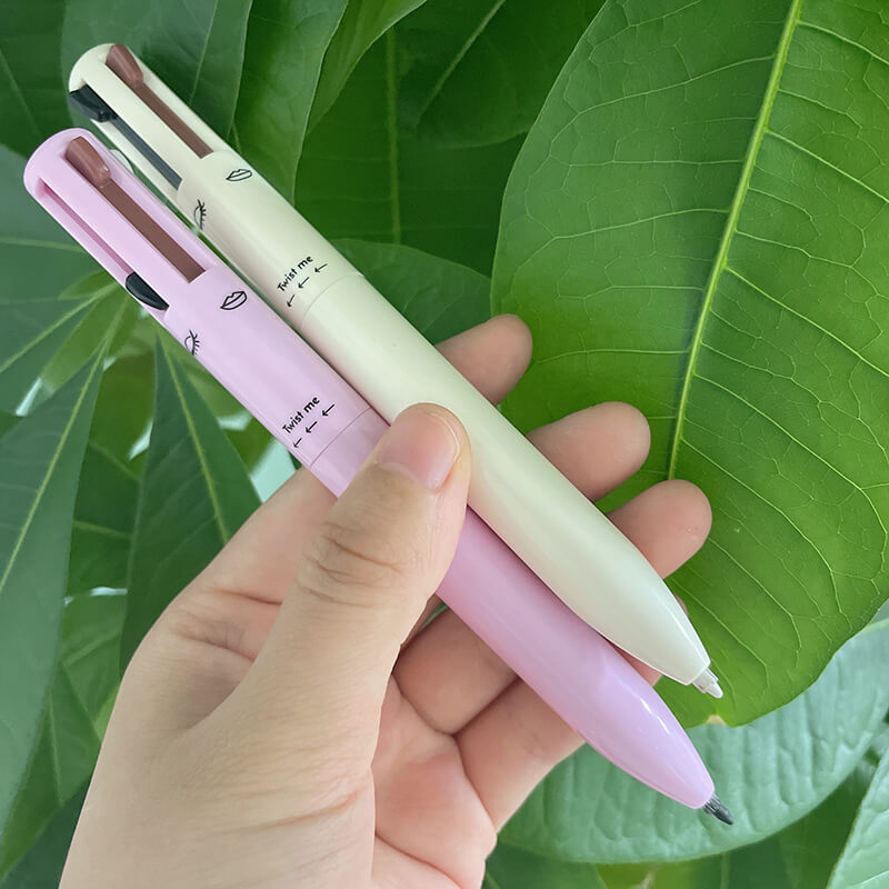 4 in 1 makeup pen eyebrow eyeliner lipliner highlighter pencil matte vegan