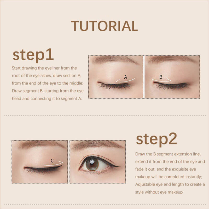 Liquid eyeliner eye line pen quick-dry waterproof non-smudge