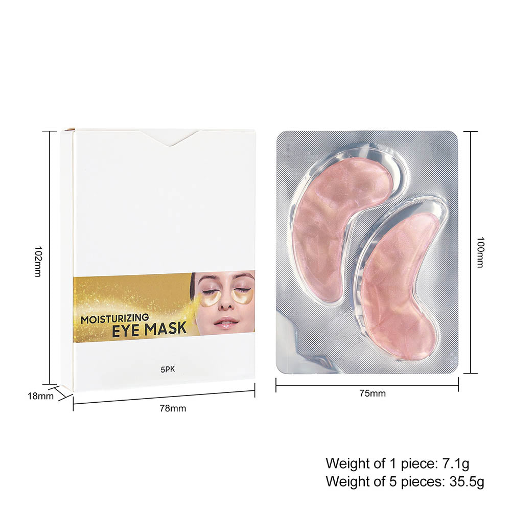 5 Pieces/box Cooling Eye Mask Patches Moisturizing Reduce Wrinkles Dark Circles