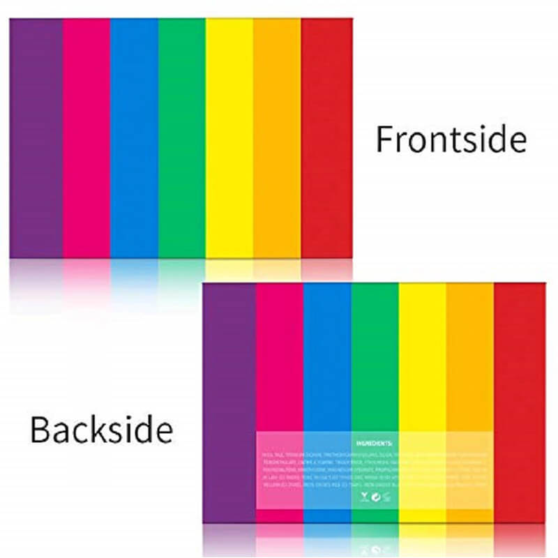 35 color rainbow eyeshadow palette colorful high pigmented waterproof