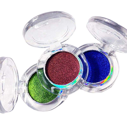 9 color eyeshadow powder chameleon metallic high pigment