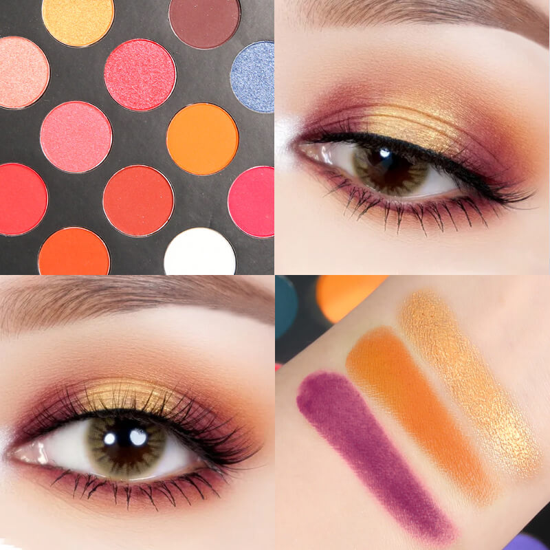 40 color matte eyeshadow palette high pigmented for all skin