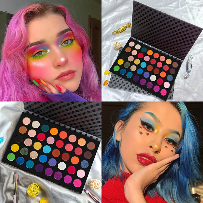 40 color matte eyeshadow palette high pigmented for all skin