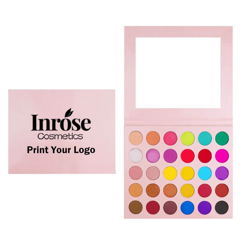 30 color pink eyeshadow palette matte high pigmented waterproof
