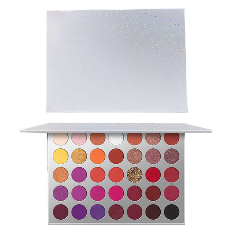 35 color eyeshadow palette pearlescent matte high pigmented