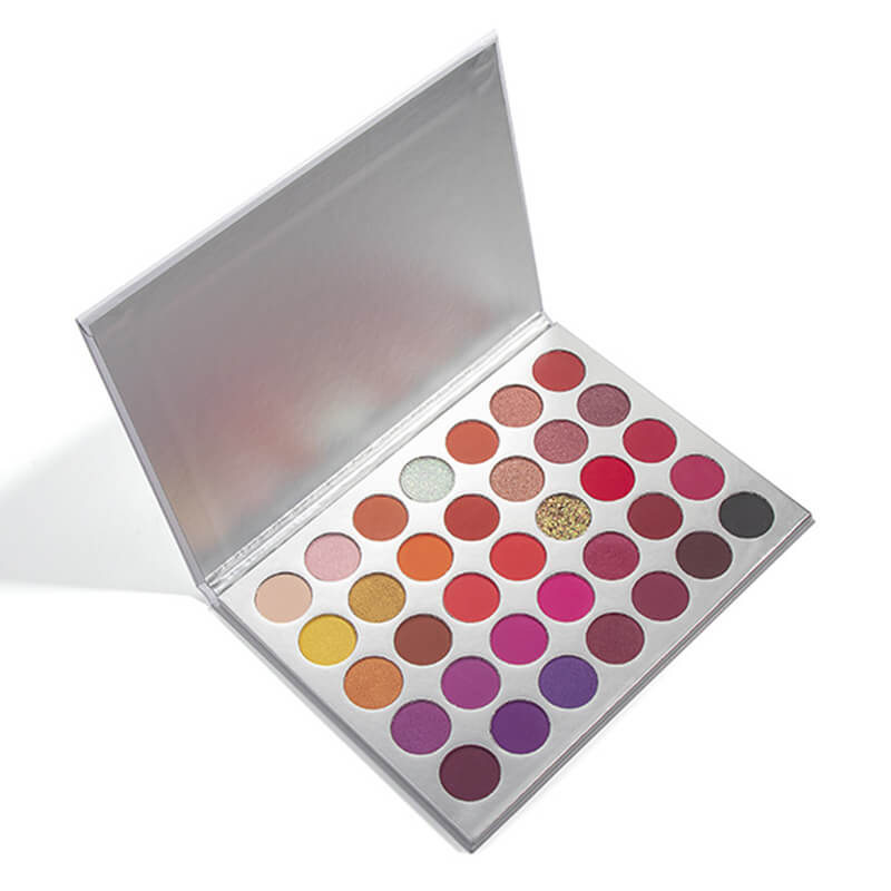 35 color eyeshadow palette pearlescent matte high pigmented