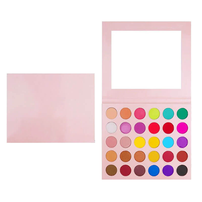 30 color pink eyeshadow palette matte high pigmented waterproof